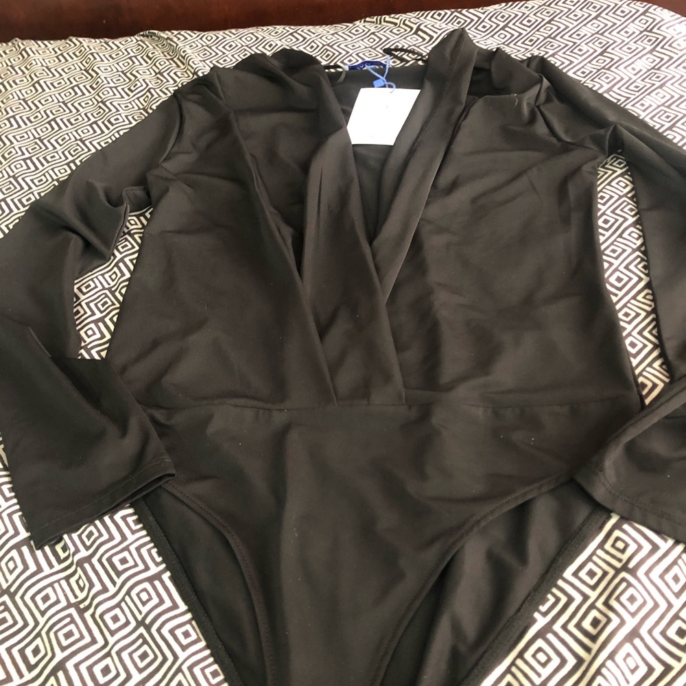 2/$15 🖤 NWT ZARA Draped Bodysuit 🖤